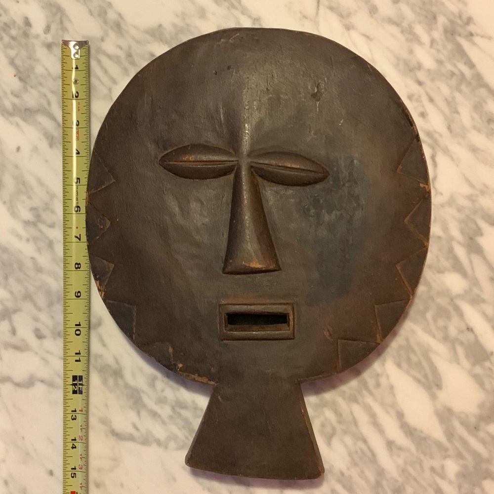 Authentic Handcarved Tribal African Wedding Mask!